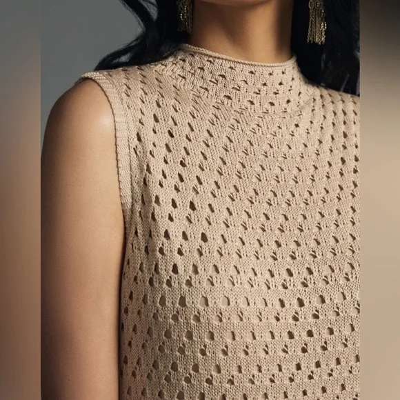 NWT Mare Mare x Anthropologie Mock-Neck Sleeveless Maxi Dress - Picture 5 of 13